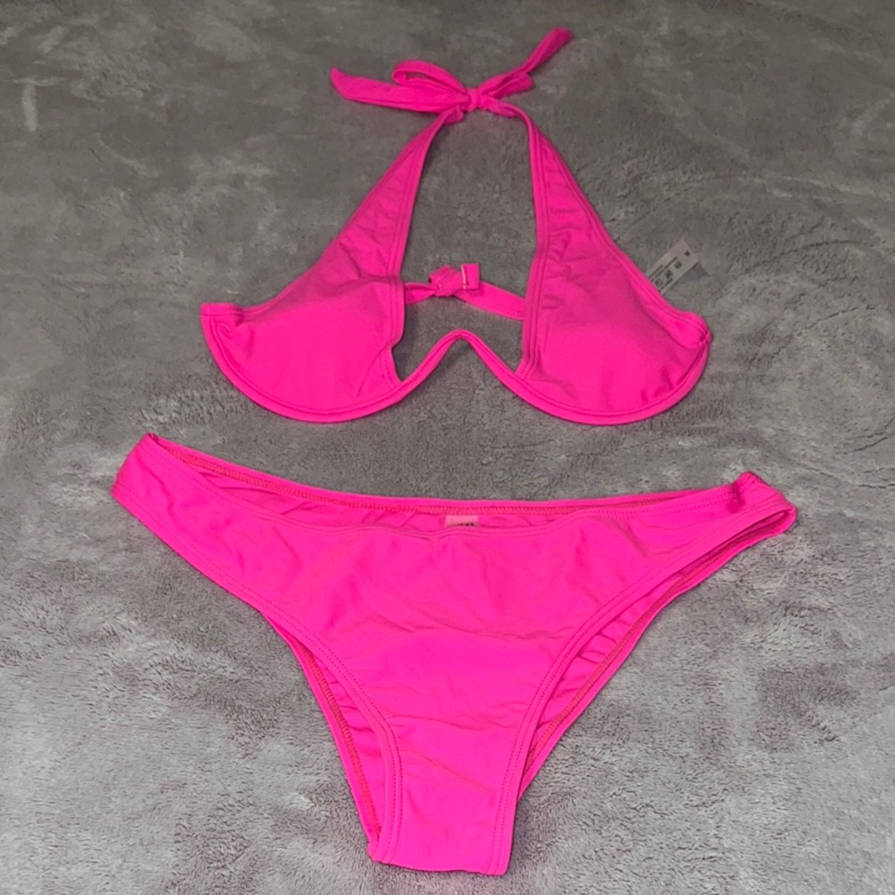 Vibrant Pink Bikini Set